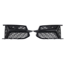 1Pair Front Bumper Grille Fog Light Cover 4K0807647 4K0807648 for A6 C8 2019-2023