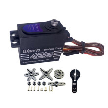 GXservo 42kg Brushless Motor Digital Steering Gear Brushless Servo Metal Gear Suitable for 1/8 1/10 Toy Car Servo Motor