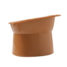 Neck Protectors Dog and Cat Bowls Tilt Angles Large-mocha brown