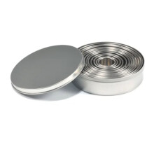 Set de 12 forme pentru mousse din oțel inoxidabil