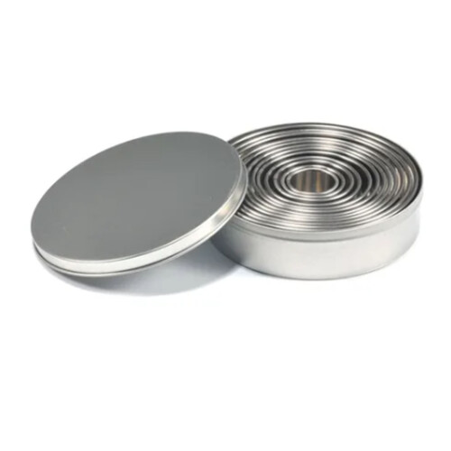 Set de 12 forme pentru mousse din oțel inoxidabil