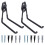 Multipurpose Garage Wall Hooks 2 Pack Sturdy Metal Storage Hangers 16.5cm Size 2