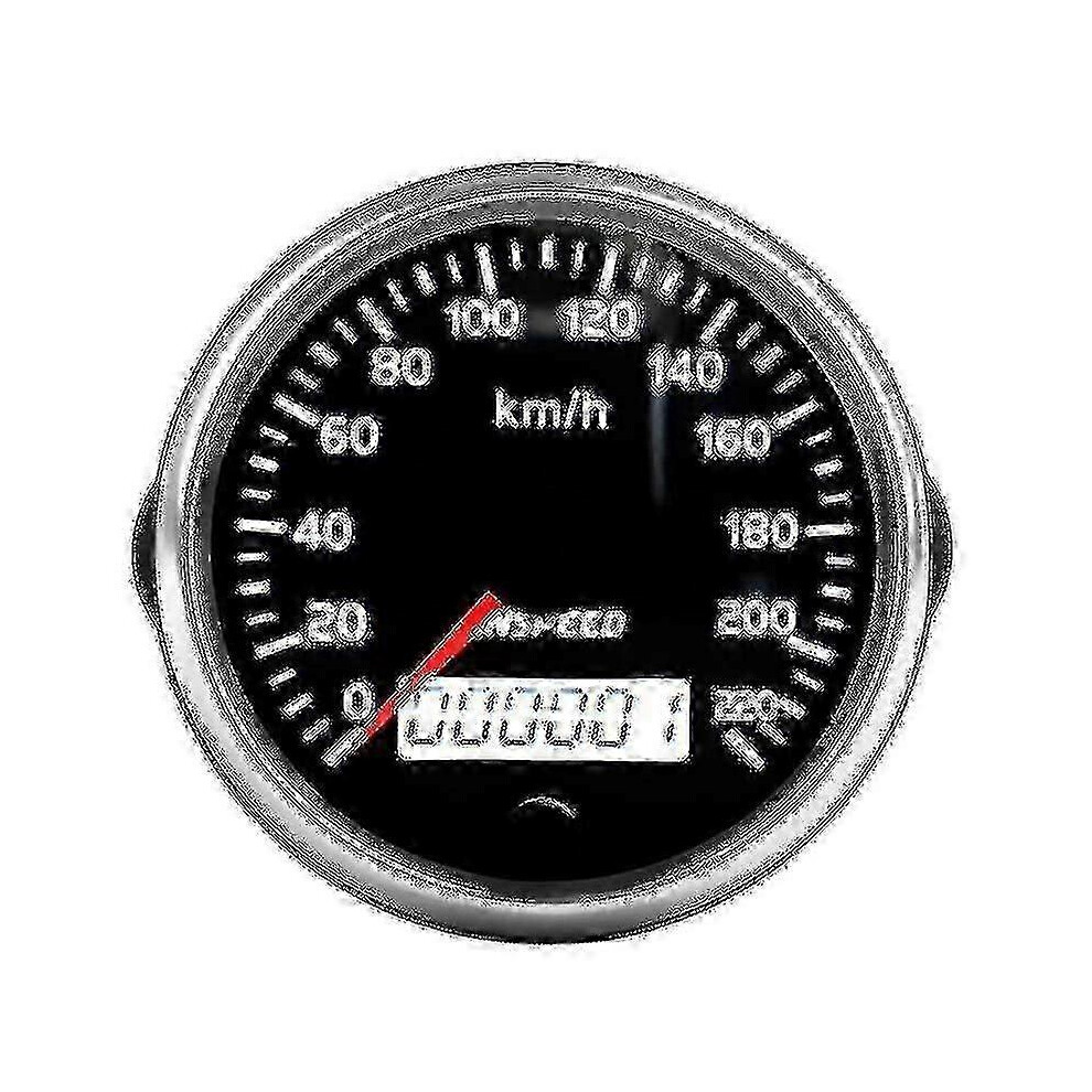 Gps Speedometer, 12V/24V 85Mm 220Km/H, Universal For Cars And Motorcycles, Abs+Metal Material 6901508022355