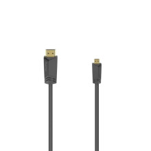 Cabo HAMA HDMI - tipo A macho para tipo D macho (micro) - Ethernet - 1,5m