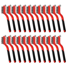 24 PCS Stainless Steel Wire Scratch Brush Set for Rust Removal, Dirt and Paint Scrubbing
