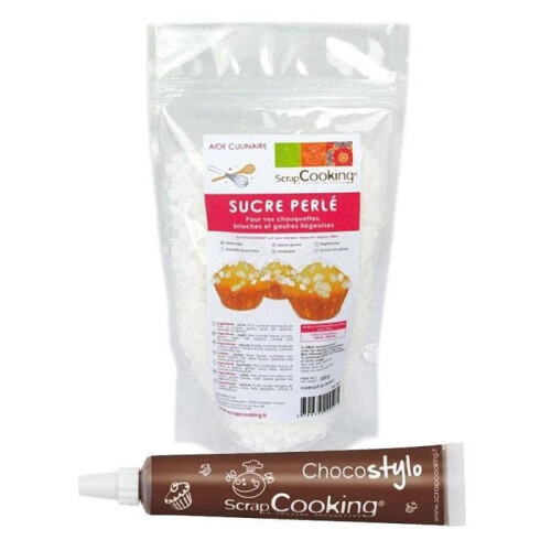 Perlzucker 300 g + 1 Schokoladenstift