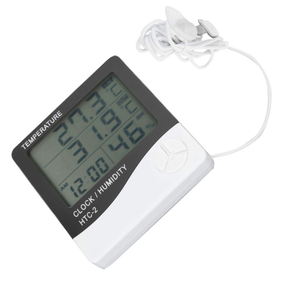 Digital Thermometer Hygrometer with Large LCD Display Indoor Outdoor Temperature Humidity Monitor