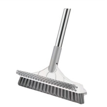 3 in 1 Cleaning Brush Cleaner Brush for Cleaning Bathroom Brush with Long Handle Rotating Floor Brush Crevice Brush