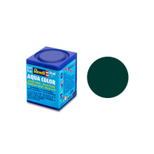 Revell Aqua Color Acrylic Paint. No. 40 Black Green Matt - 18ml Model Paints - revell 18ml acrylic aqua model paints matt color choose colours rva01
