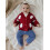 (12-18 Months, Red) Χριστουγεννιάτικη ζακέτα Santa τον χειμώνα 4