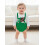 (12-18 Months, White) Σετ ποδοσφαιρικής στολής με τιράντες. 5