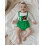 (12-18 Months, White) Σετ ποδοσφαιρικής στολής με τιράντες. 4