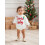 (3-6 Months, White) Χριστουγεννιάτικη φόρμα με μωρά κορίτσια 3