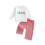 (12-18 Months, White) Set de 2 talie elastică 1