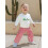 (12-18 Months, White) Set de 2 talie elastică 3