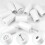 24Pcs White Plastic Roller Shutter Stopper Set for Window Blinds, Durable Weatherproof Design 2