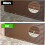 24Pcs White Plastic Roller Shutter Stopper Set for Window Blinds, Durable Weatherproof Design 3