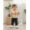 (5-6 Years, Khaki) Χριστουγεννιάτικο Πουλόβερ για και λαιμόκοψη 6