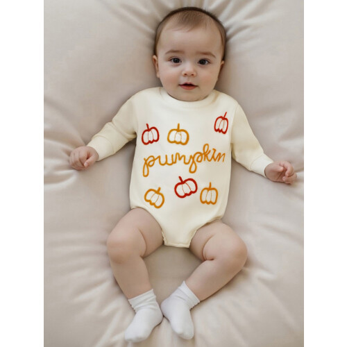 (12-18 Months, Apricot) Κορμάκι για κορίτσια νεογέννητα Halloween 2