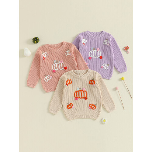 (4-5 Years, Pink) Πουλόβερ Halloween για ζεστά ρούχα 2