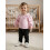 (5-6 Years, Pink) Φθινοπωρινό T-shirt νήπια φαρδιά μπλούζα 5