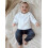 (5-6 Years, White) Φθινοπωρινό T-shirt νήπια φαρδιά μπλούζα 4