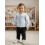 (5-6 Years, White) Φθινοπωρινό T-shirt νήπια φαρδιά μπλούζα 6
