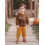 (9-12 Months, Brown) Κορίτσια Πλεκτό Πουλόβερ Μακρυμάνικο O Neck Ghost Γράμμα Κέντημα 7
