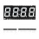 HT16K33 LED-Displaymodule 4-Cijferig 7-Segment 0,56 Inch Tijdklokindicatorbuismodule Wit 2