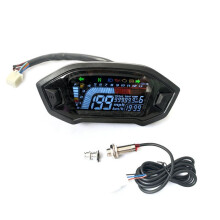 Universal Motorcycle Modification Parts LCD High-Definition Instrument Panel, Odometer, Speedometer, Tachometer
