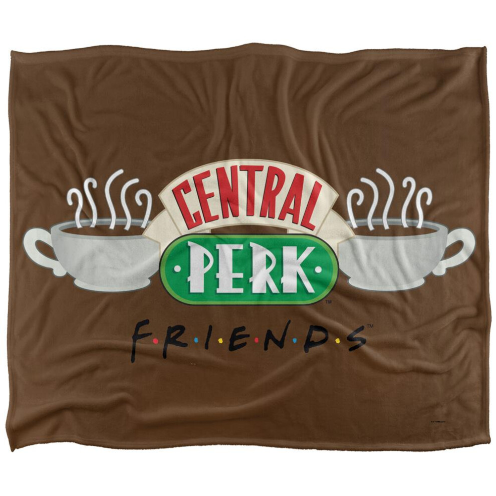Friends Central Perk Logo Blanket Multicoloured