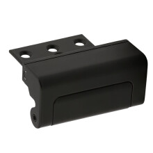 Home Security Lock Aluminum Alloy 800LBS Rust-Proof Tamper-Resistant Door Lock Black