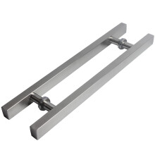 Glass Door Handle HeavyDuty TwoSided Stainless Steel Pull for Shower and Sliding Doors