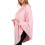 Cubrepecho de lactancia con cierre de botones 73x170 cm algodón rosa 4