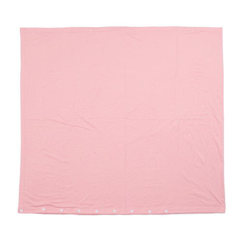 Cubrepecho de lactancia con cierre de botones 73x170 cm algodón rosa 1