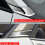 Exterior Chrome Silver a Pillar Front Side Window Panel Cover Trim Garnish for    2021 2022 3