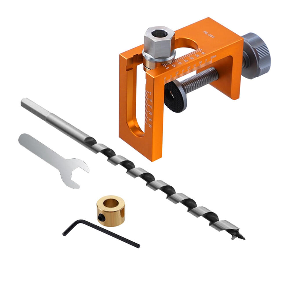 Cabinet Hinge Drilling Jig With Precision System And Adjustable Depth Stop For Woodworking Projects 9169991255354