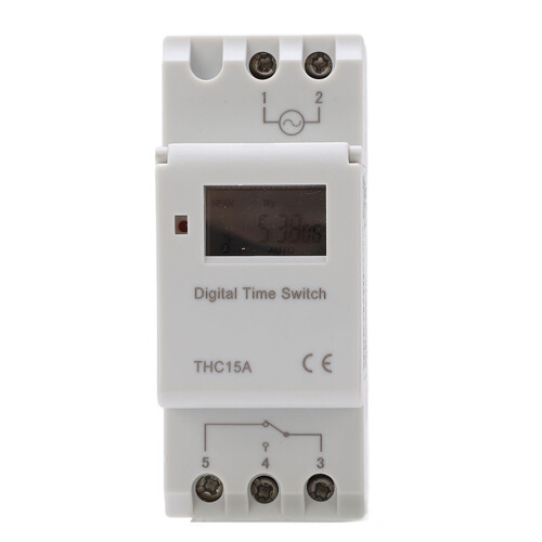 Full Time Range Programmable Timer Time Relay Switch Digital LCD Power Programmable Timer With17Times Daily Weekly Program High Precision