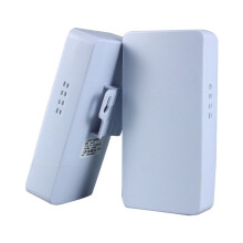 Enrutador WIFI para Exteriores Puente InaláMbrico 2.4G Repetidor Wifi 300Mbps Punto a Punto Amplificador de SeñAl Wifi Alcance 1KM Enchufe de la UE