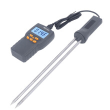 Grain Moisture Meter with LCD Display and Steel Probes for Wheat Rice Maize Soybeans