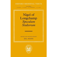 Nigel of Longchamp Speculum Stultorum by Jill Mann Hardcover Book