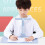 Kids Sitting Posture Corrector, Adjustable Blue Silicone Cushion Desk Support 3