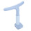 Kids Sitting Posture Corrector, Adjustable Blue Silicone Cushion Desk Support 8