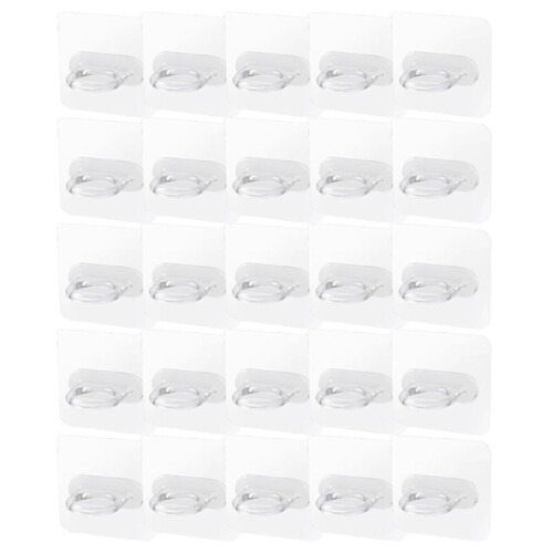 Multifunctional Circular Hook Round Hole Hook Self-Adhesive Hook Bathroom Hook Wall Hook for Hang Curtain Rod Bracket
