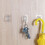 Multifunctional Circular Hook Round Hole Hook Self-Adhesive Hook Bathroom Hook Wall Hook for Hang Curtain Rod Bracket 6