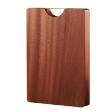 Large Ebony Wooden Cutting Board DualSided with Juice Groove for Kitchen and Serving Use
