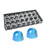 Polycarbonate Chocolate Mold 21 Cavity Bullet Shape Easy Release for Truffles Candy Baking 1