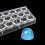 Polycarbonate Chocolate Mold 21 Cavity Bullet Shape Easy Release for Truffles Candy Baking 3