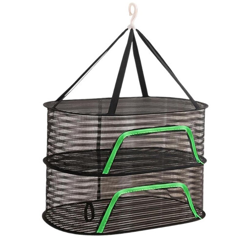 Fish Drying Net, Hangable Drying Net, Drying Rack Net Dryer,Fish Mesh Dry Net for Drying Fish Vegetable Fruit A 2