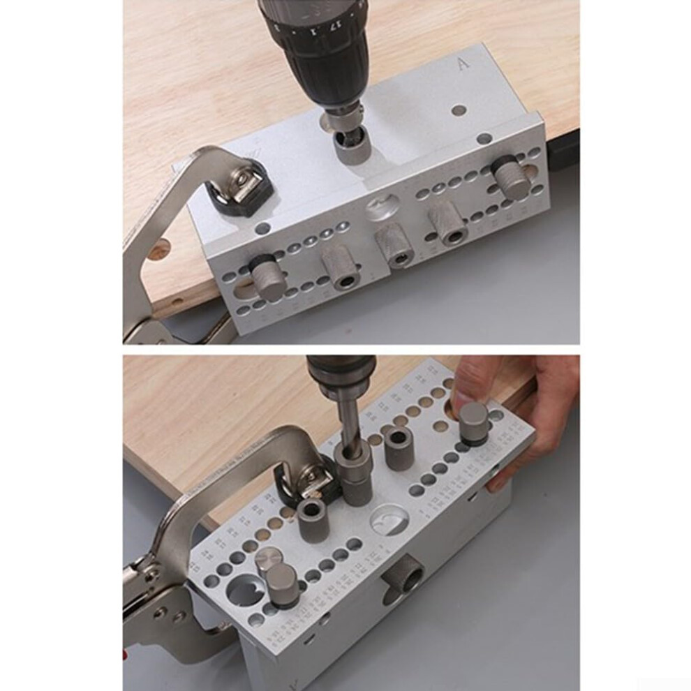 Dowelling Jig Drill Guide With 410Mm Stainless Steel Bushing Set For Precision Woodworking 9771547232650